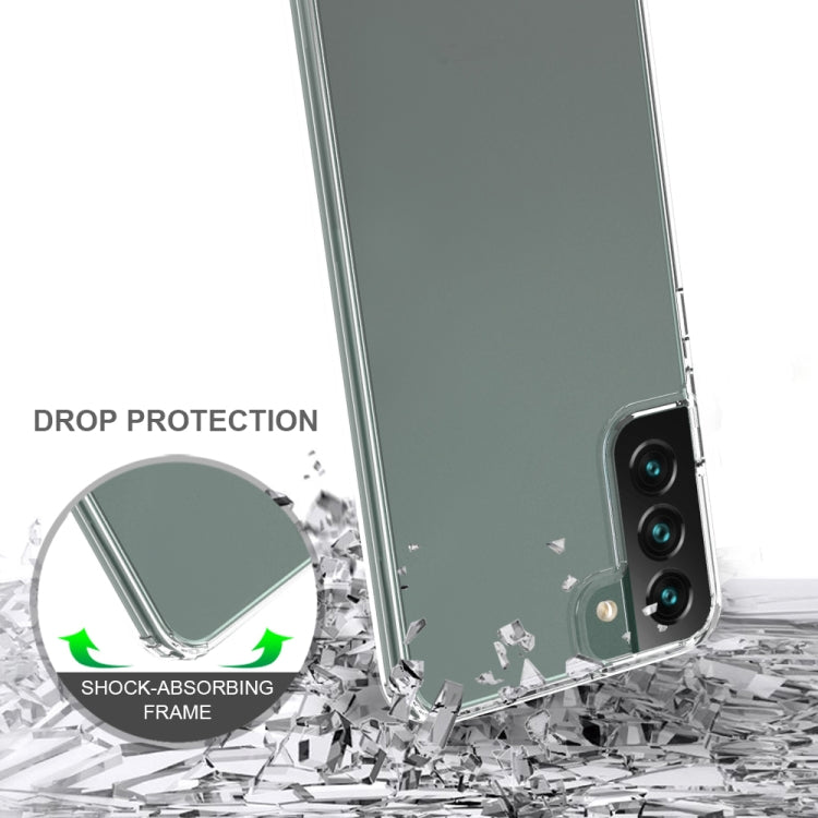 For Samsung Galaxy S22+ 5G Shockproof Scratchproof TPU + Acrylic Phone Case(Black) - Galaxy S22+ 5G Cases by buy2fix | Online Shopping UK | buy2fix