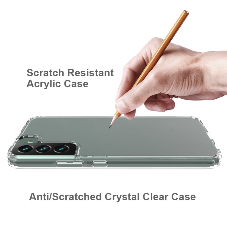 For Samsung Galaxy S22+ 5G Shockproof Scratchproof TPU + Acrylic Phone Case(Black) - Galaxy S22+ 5G Cases by buy2fix | Online Shopping UK | buy2fix