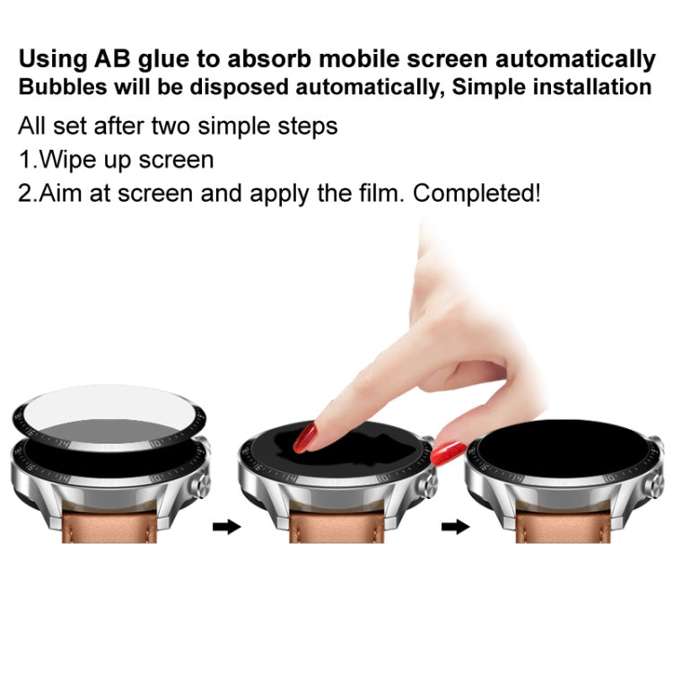 imak Plexiglass HD Watch Protective Film For vivo Watch 2 by imak