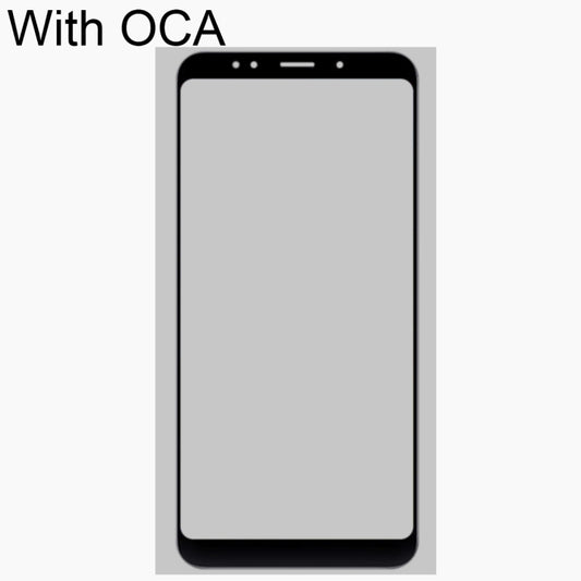 Front Screen Outer Glass Lens with OCA Optically Clear Adhesive for Xiaomi Redmi 5 Plus(Black) by buy2fix