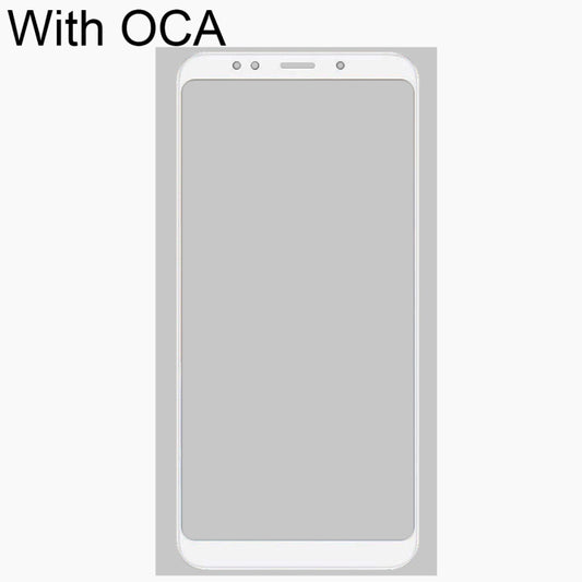 Front Screen Outer Glass Lens with OCA Optically Clear Adhesive for Xiaomi Redmi 5 Plus(White) by buy2fix
