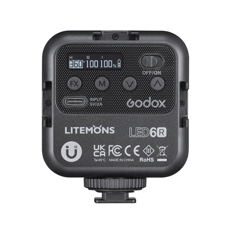 Godox LED-6R RGB LED Video Shoot Fill Light - by Godox | Online Shopping UK | buy2fix