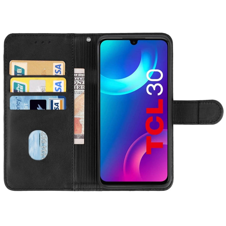 Leather Phone Case For TCL 30(Black) - TCL by buy2fix | Online Shopping UK | buy2fix