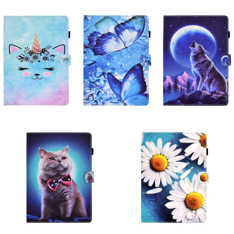 For 10 inch Tablet Sewing Pen Slot Leather Tablet Case(Wildebeest) by buy2fix