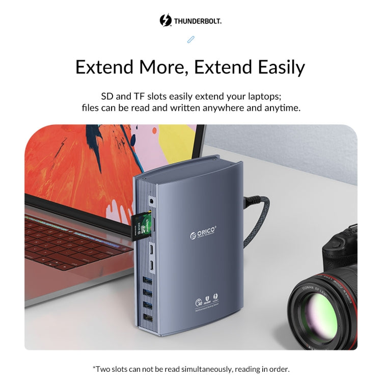 ORICO TB3-S3 Thunderbolt 3 Docking Station(Grey) by ORICO