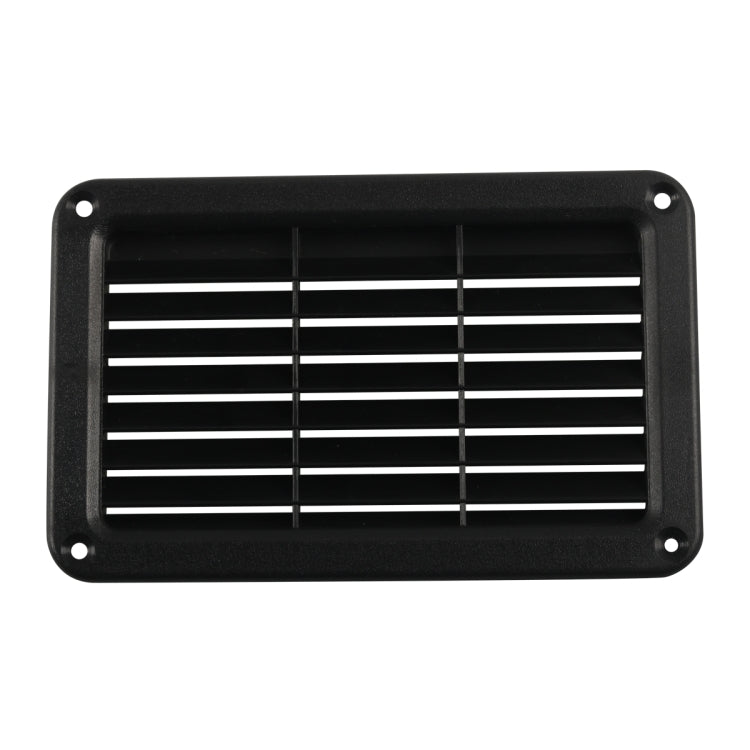 A6789 193x122mm RV / Bus Oblique Louver Outlet Panel with Screws(Black) - Air Conditioning System by buy2fix | Online Shopping UK | buy2fix
