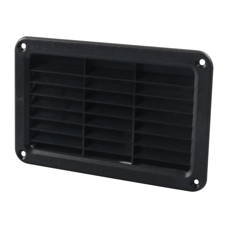 A6789 193x122mm RV / Bus Oblique Louver Outlet Panel with Screws(Black) - Air Conditioning System by buy2fix | Online Shopping UK | buy2fix