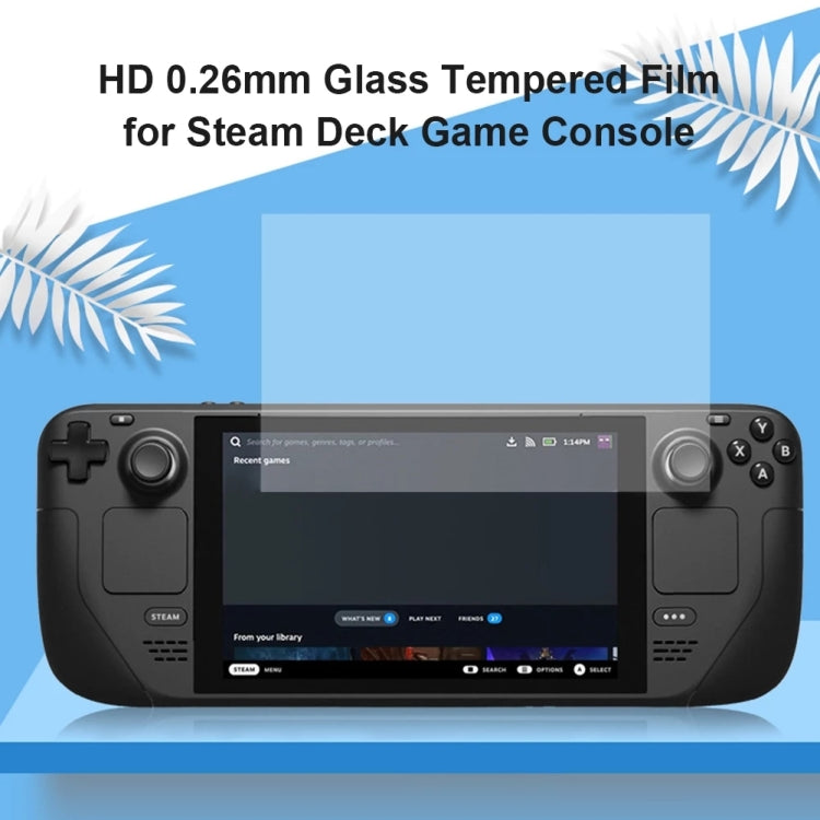 10 PCS 0.26mm 9H 2.5D Tempered Glass Film For Steam Deck Game Console by buy2fix