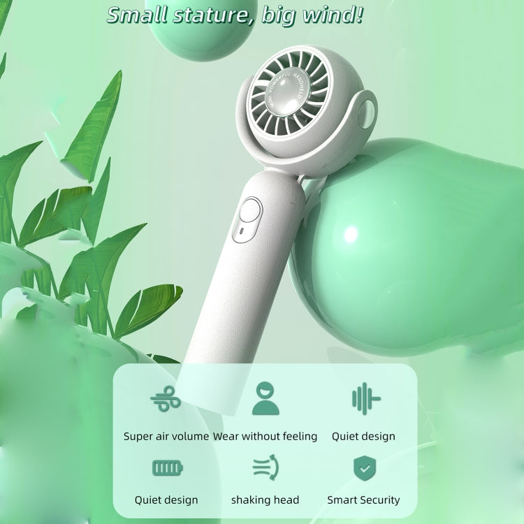 F10 USB Hanging Neck Electric Fan(Green) - Electric Fans by buy2fix | Online Shopping UK | buy2fix
