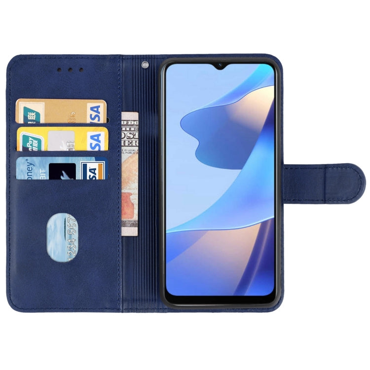 Leather Phone Case For OPPO A16s(Blue) - OPPO Cases by buy2fix | Online Shopping UK | buy2fix