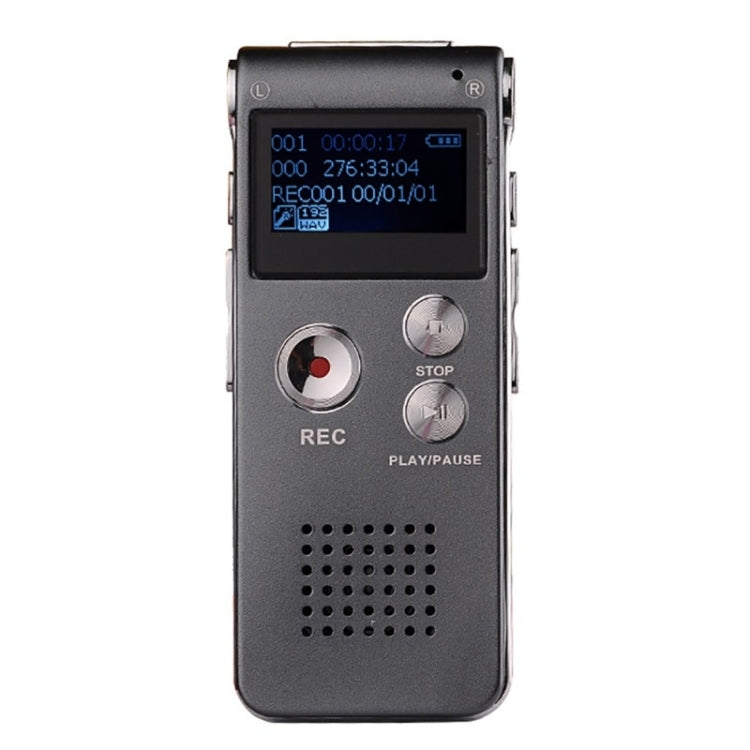 SK-012 32GB USB Dictaphone Digital Audio Voice Recorder with WAV MP3 Player VAR Function(Grey) - Other Style by buy2fix | Online Shopping UK | buy2fix