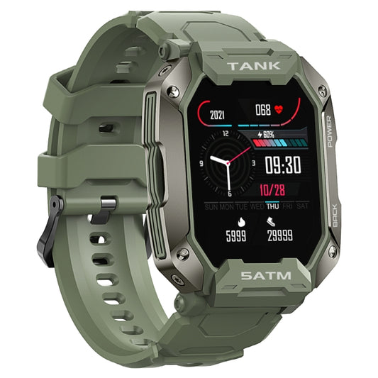 TANK M1 1.72 TFT Screen Smart Watch, Support Sleep Monitoring / Heart Rate Monitoring(Army Green) by buy2fix