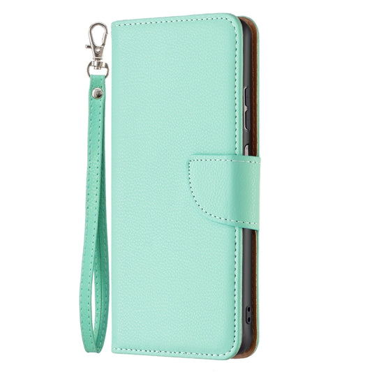 For Samsung Galaxy A23 5G Litchi Texture Pure Color Leather Phone Case(Green) by buy2fix