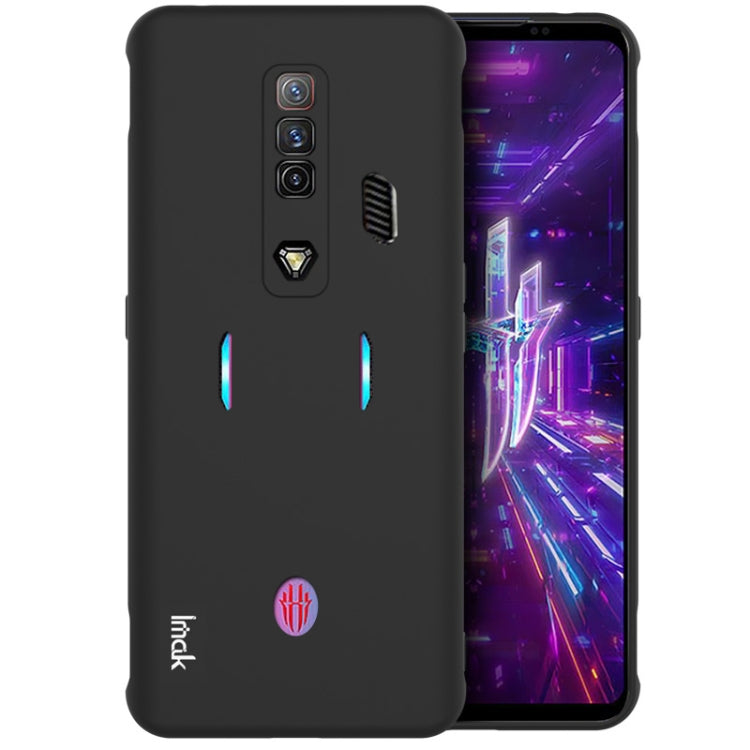 For ZTE nubia Red Magic 7 imak UC-3 Series Shockproof Frosted TPU Phone Case(Black) - ZTE Cases by imak | Online Shopping UK | buy2fix