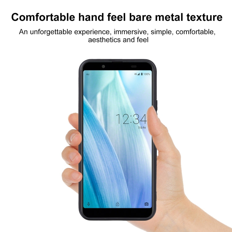 TPU Phone Case For Sharp Aquos Sense 3 Basic(Black) - More Brand by buy2fix | Online Shopping UK | buy2fix