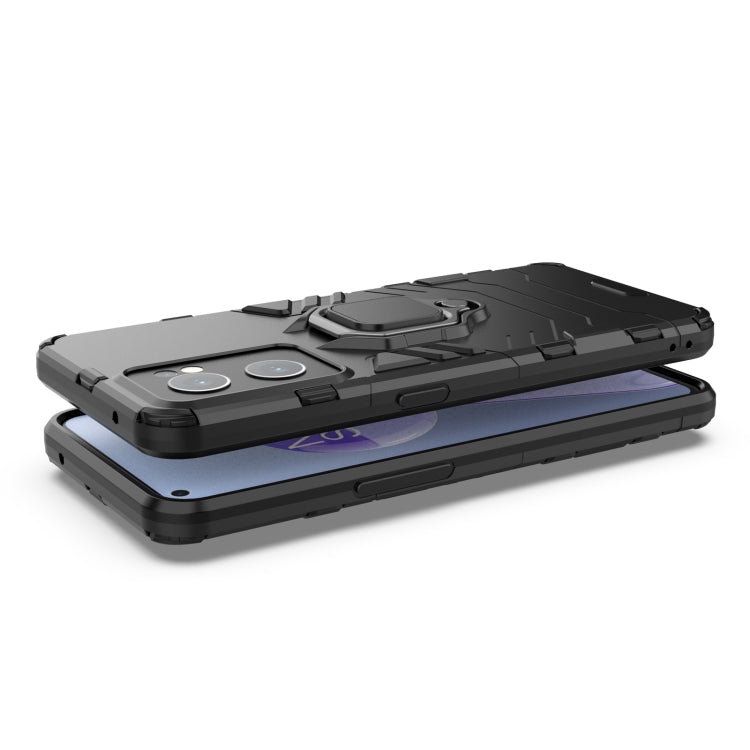 For OnePlus Nord CE 2 5G Magnetic Ring Holder PC + TPU Phone Case(Black) - OnePlus Cases by buy2fix | Online Shopping UK | buy2fix