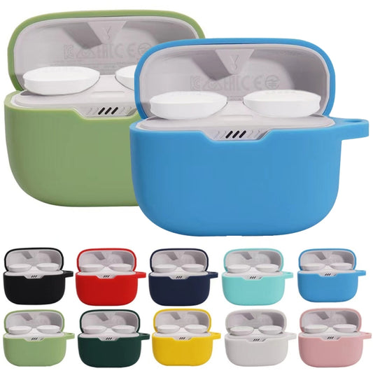 Earphone Protective Case with Hanging Buckle For JBL T130NC(Mint Green) by buy2fix