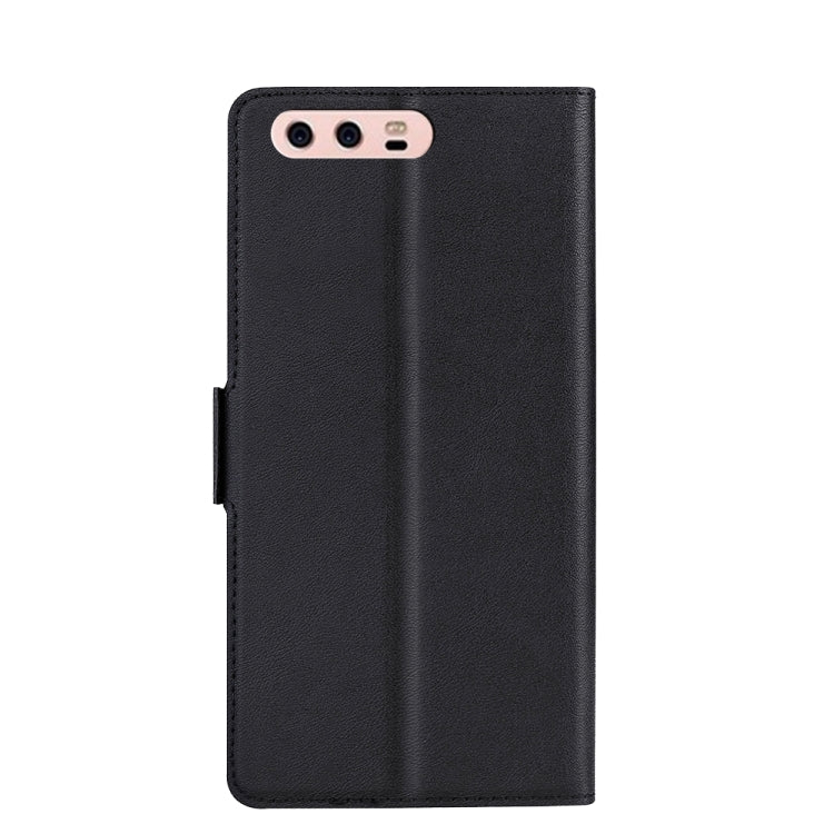 For Huawei P10 Plus Ultra-thin Voltage Side Buckle PU + TPU Leather Phone Case(Black) - Huawei Cases by buy2fix | Online Shopping UK | buy2fix