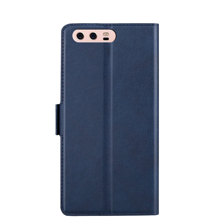 For Huawei P10 Plus Ultra-thin Voltage Side Buckle PU + TPU Leather Phone Case(Blue) - Huawei Cases by buy2fix | Online Shopping UK | buy2fix