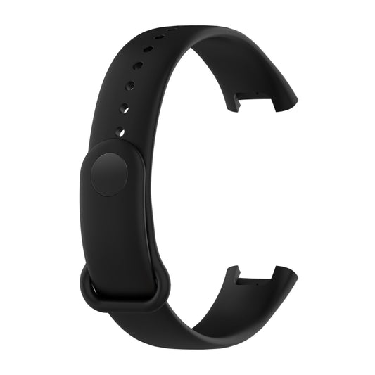 For Xiaomi Redmi Band Pro Solid Color Silicone Watch Band(Black) by buy2fix