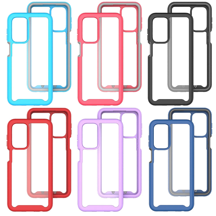 For Samsung Galaxy A23 4G Starry Sky Solid Color Series Shockproof PC + TPU Phone Case(Black) by buy2fix