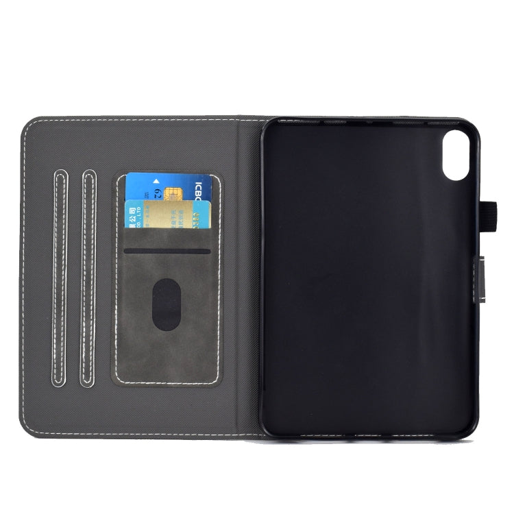 For Lenovo Legion Y700 Cowhide Texture Smart Leather Tablet Case(Grey) - Lenovo by buy2fix | Online Shopping UK | buy2fix