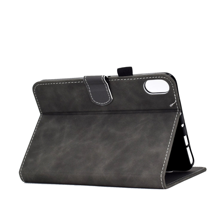 For Lenovo Legion Y700 Cowhide Texture Smart Leather Tablet Case(Grey) - Lenovo by buy2fix | Online Shopping UK | buy2fix