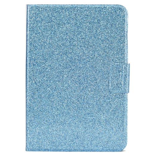 For Lenovo Legion Y700 Varnish Glitter Powder Smart Leather Tablet Case(Blue) by buy2fix
