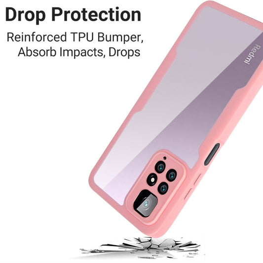 For Xiaomi Redmi Note 11 4G Global Acrylic + TPU 360 Degrees Full Coverage Shockproof Phone Case(Purple) by buy2fix