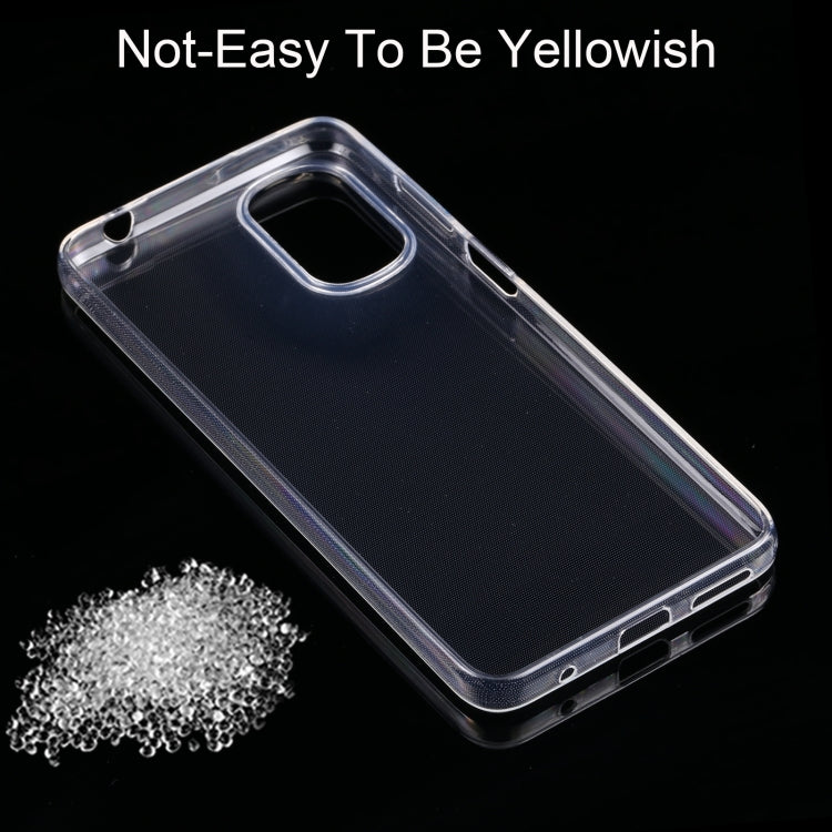 For Motorola Moto G22 0.75mm Ultra-thin Transparent TPU Phone Case by buy2fix