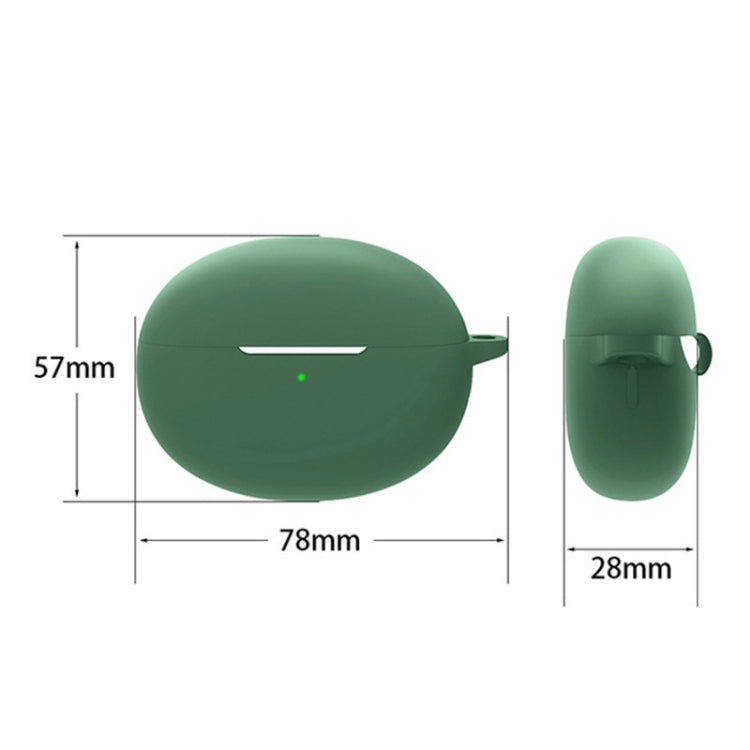 Solid Color Silicone Earphone Protective Case For OPPO Enco X2(Black) - Other Earphone Case by buy2fix | Online Shopping UK | buy2fix