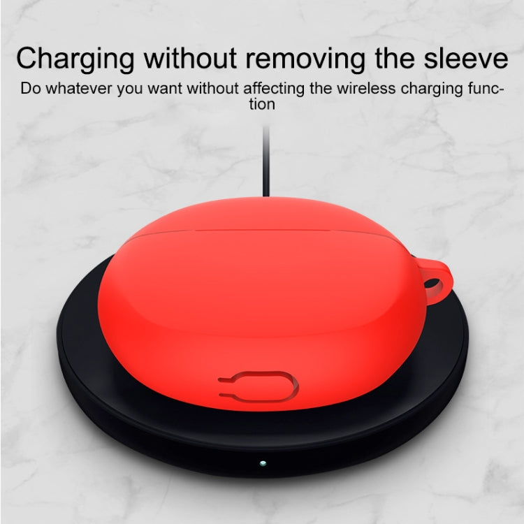 Solid Color Silicone Earphone Protective Case For OPPO Enco X2(Black) - Other Earphone Case by buy2fix | Online Shopping UK | buy2fix