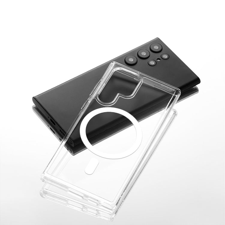 For Samsung Galaxy S22+ 5G TPU Magsafe Phone Case(Transparent) - Galaxy S22+ 5G Cases by buy2fix | Online Shopping UK | buy2fix