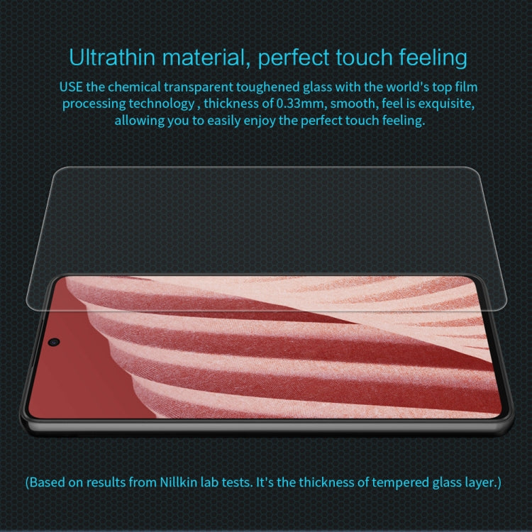 For Samsung Galaxy A73 5G NILLKIN 0.33mm 9H Amazing H Explosion-proof Tempered Glass Film - Galaxy Tempered Glass by NILLKIN | Online Shopping UK | buy2fix