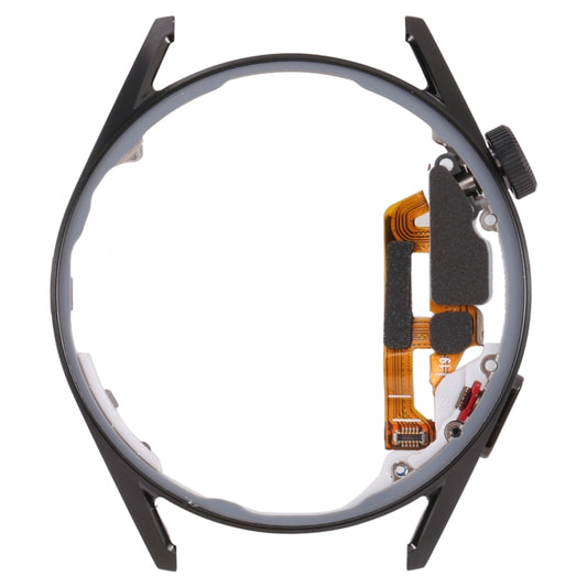 LCD Screen Frame Bezel Plate For Huawei Watch GT 3 46mm(Black) by buy2fix