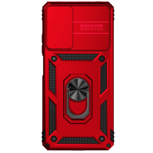 For Xiaomi Redmi Note 11 Pro Global Sliding Camshield Holder Phone Case(Red) by buy2fix