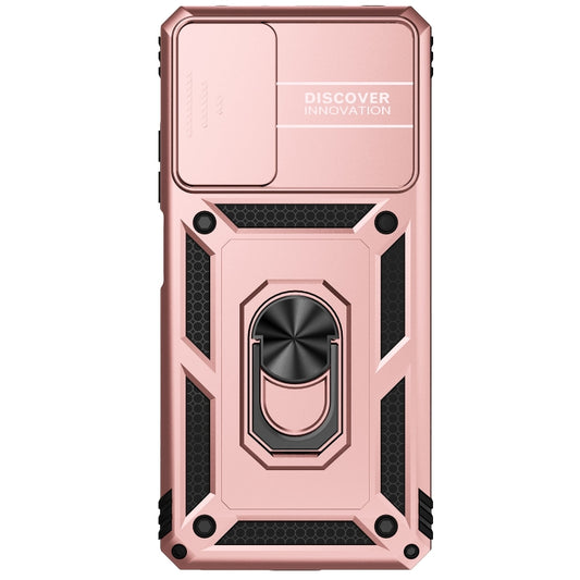 For Xiaomi Redmi Note 11 Pro Global Sliding Camshield Holder Phone Case(Rose Gold) - Xiaomi Cases by buy2fix | Online Shopping UK | buy2fix