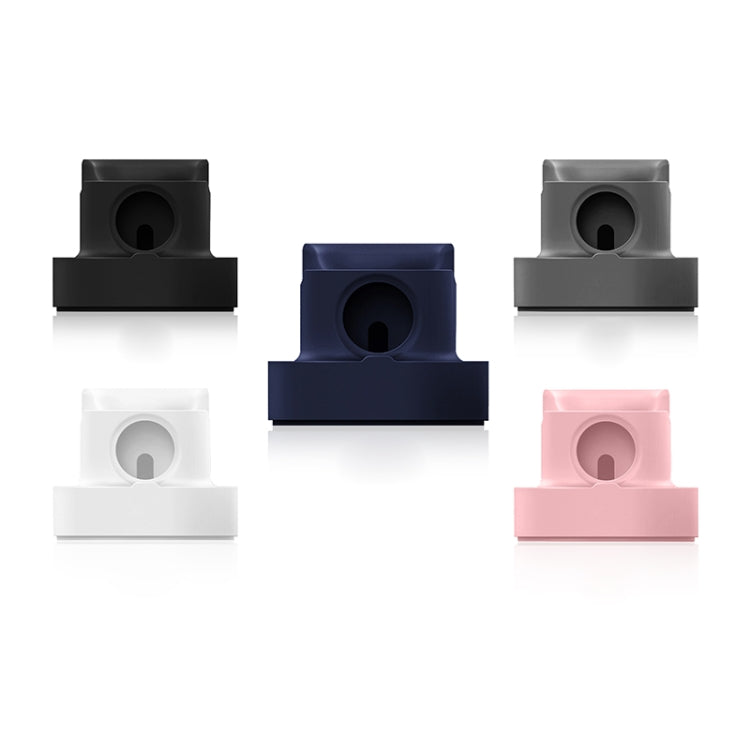 A001 3 In 1 Silicone Charging Holder for iPhone / iWatch / AirPods(Pink) by buy2fix