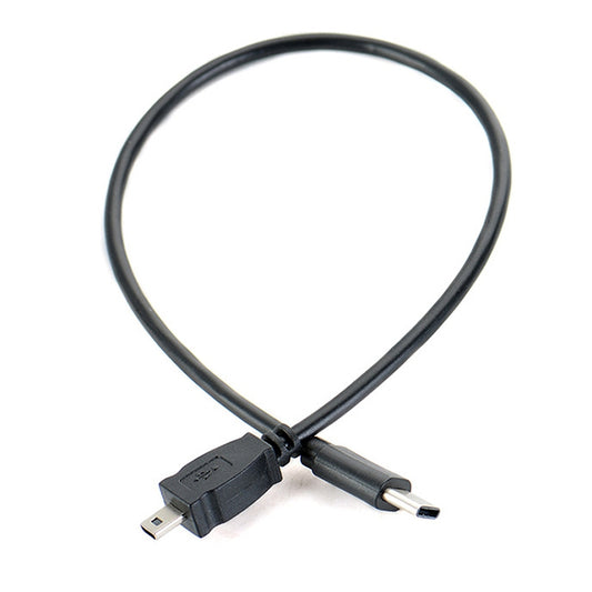 5 PCS 30cm Type-C / USB-C to Mini 8 Pin OTG Phone Data Cable for Nikon(Black) - by buy2fix | Online Shopping UK | buy2fix