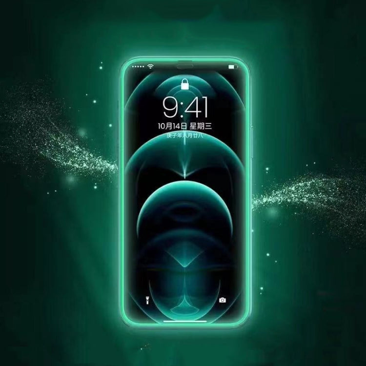 For iPhone 13 mini Luminous Shatterproof Airbag Tempered Glass Film - iPhone 13 mini Tempered Glass by buy2fix | Online Shopping UK | buy2fix