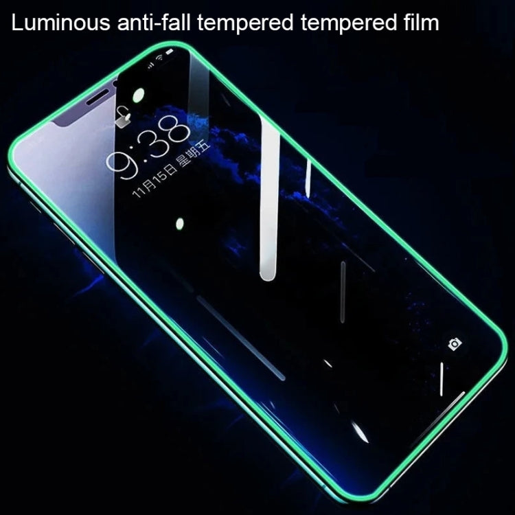 For iPhone 13 mini Luminous Shatterproof Airbag Tempered Glass Film - iPhone 13 mini Tempered Glass by buy2fix | Online Shopping UK | buy2fix