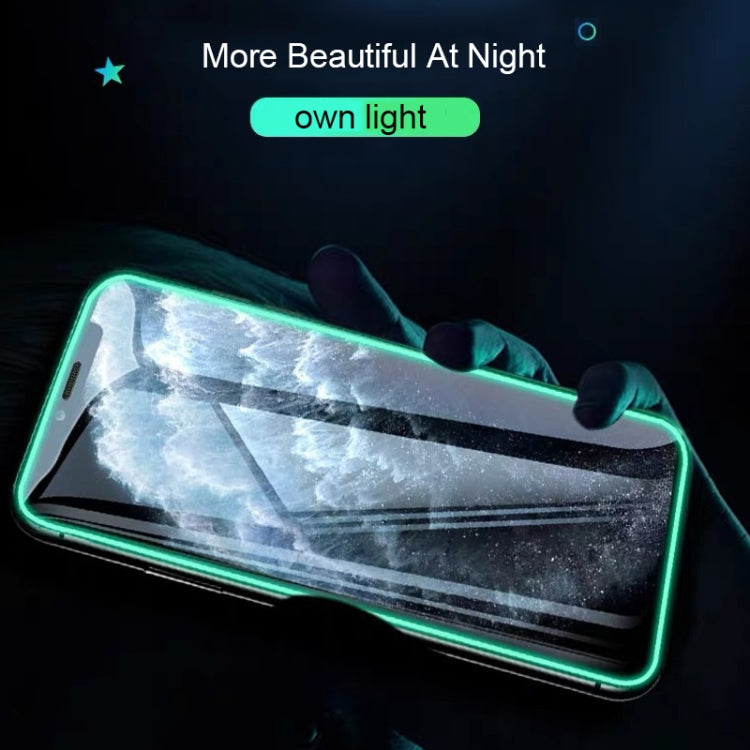 For iPhone 13 mini Luminous Shatterproof Airbag Tempered Glass Film - iPhone 13 mini Tempered Glass by buy2fix | Online Shopping UK | buy2fix