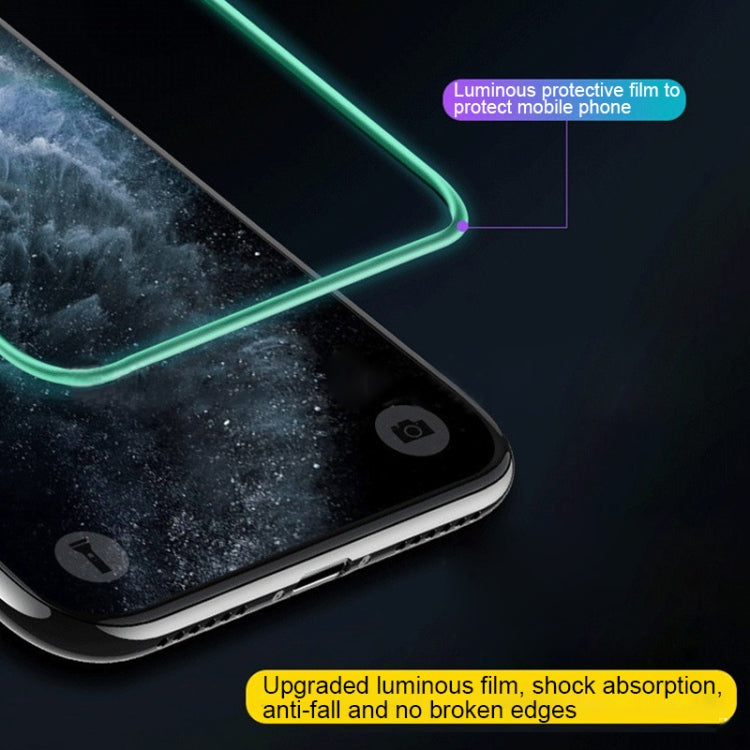 For iPhone 13 mini Luminous Shatterproof Airbag Tempered Glass Film - iPhone 13 mini Tempered Glass by buy2fix | Online Shopping UK | buy2fix