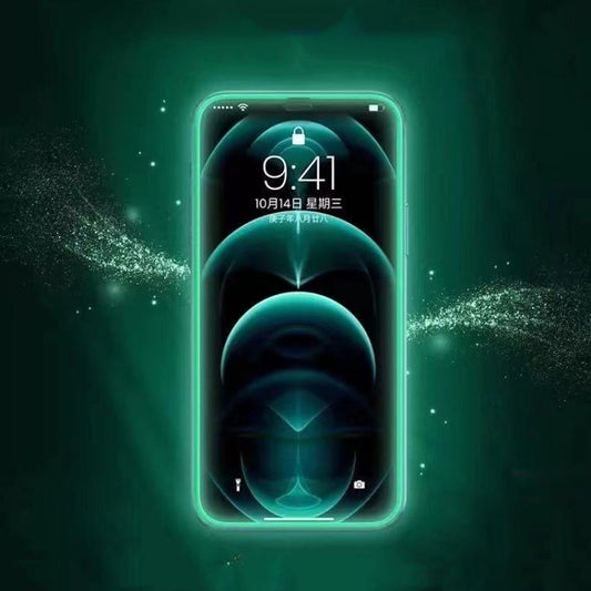 Luminous Shatterproof Airbag Tempered Glass Film For iPhone 12 Pro Max by buy2fix