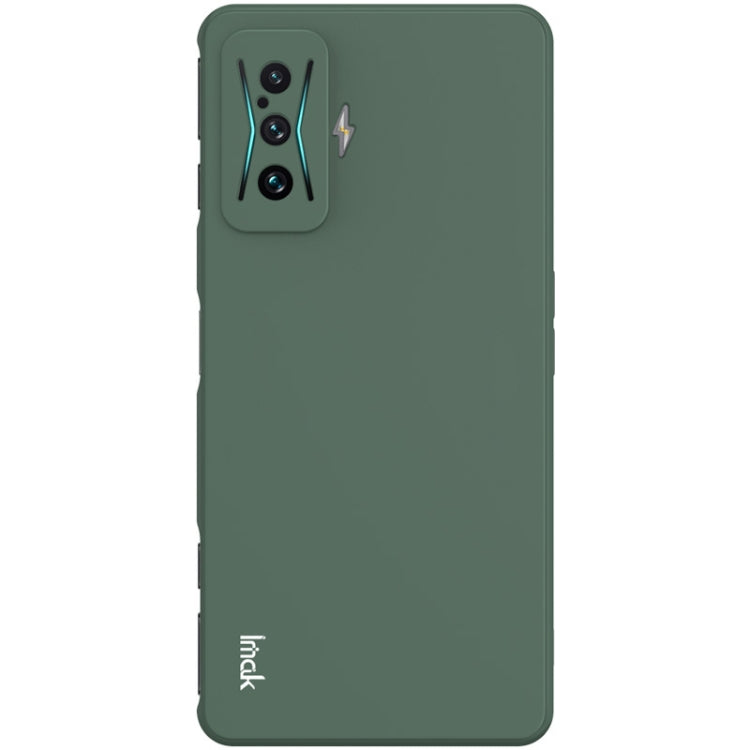 For Xiaomi Redmi K50 Gaming 5G IMAK UC-4 Series Straight Edge TPU Soft Phone Case(Dark Green) - Xiaomi Cases by imak | Online Shopping UK | buy2fix