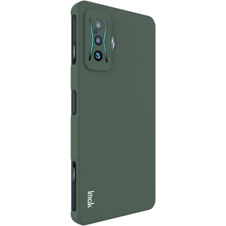 For Xiaomi Redmi K50 Gaming 5G IMAK UC-4 Series Straight Edge TPU Soft Phone Case(Dark Green) - Xiaomi Cases by imak | Online Shopping UK | buy2fix