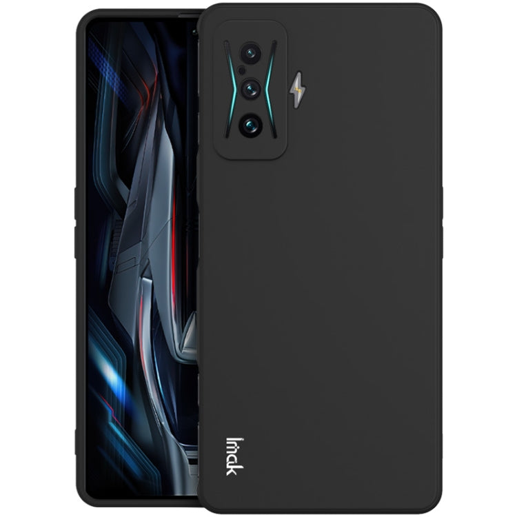 For Xiaomi Redmi K50 Gaming 5G IMAK UC-4 Series Straight Edge TPU Soft Phone Case(Black) - Xiaomi Cases by imak | Online Shopping UK | buy2fix