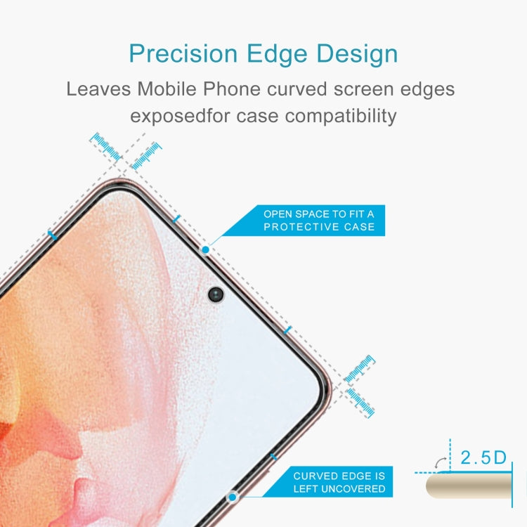 For Samsung Galaxy S21 5G 10pcs 0.26mm 9H 2.5D Tempered Glass Film, Fingerprint Unlocking Is Not Supported - Galaxy Tempered Glass by buy2fix | Online Shopping UK | buy2fix