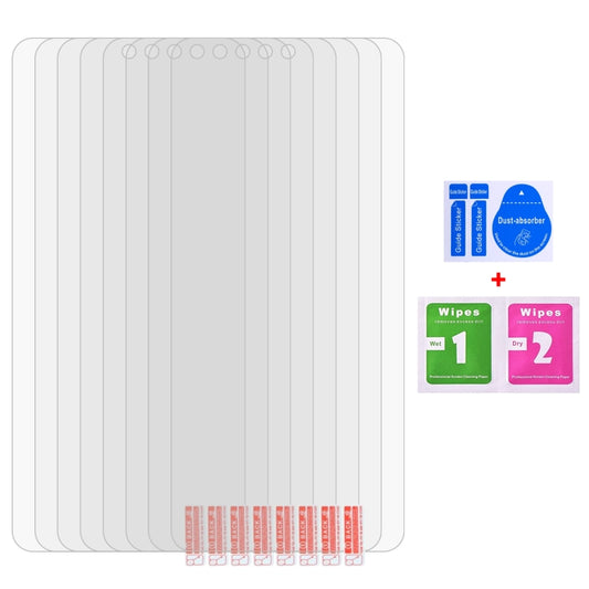 For Samsung Galaxy S21+ 5G 10pcs 0.26mm 9H 2.5D Tempered Glass Film, Fingerprint Unlocking Is Not Supported by buy2fix