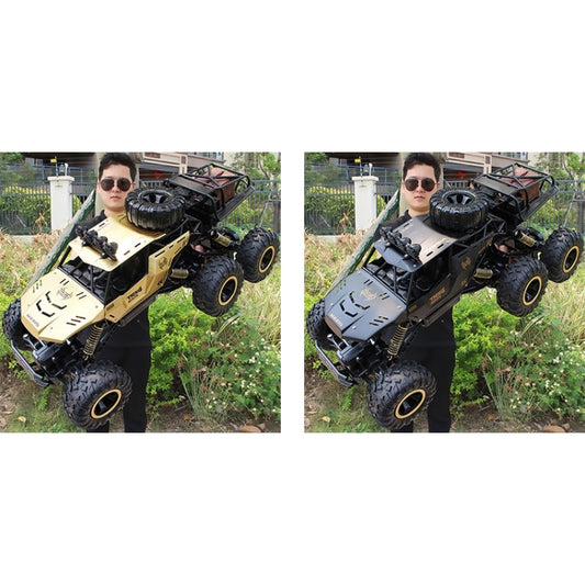 4WD Oversized Alloy Six Wheel Vehicle RC Car(Black) by buy2fix